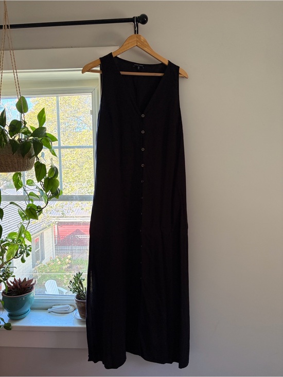 Universal Standard Dresses & Skirts - Universal Standard Islet Linen Blend Button Down Maxi Dress Size 10-12